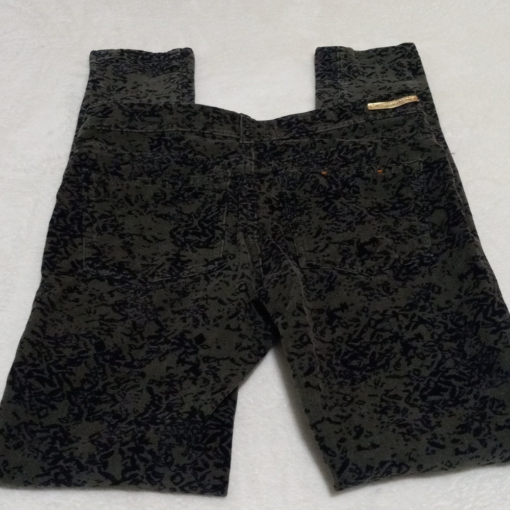Anthropologie Pilcro and the Letterpress Serif Green & Black Corduroy Pants - Picture 7 of 16